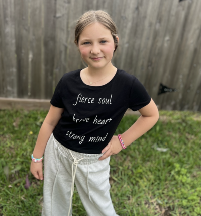 Fierce Brave Strong Crop Tee