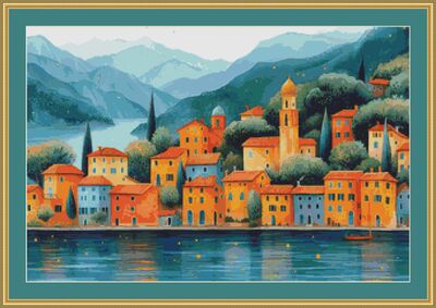 By The Seashore Cross Stitch Pattern