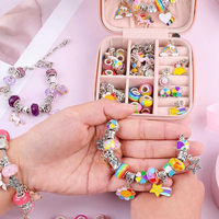 66Pcs Charm Bracelet Jewerly Making Kit DIY Bracelet - Thumbnail 2