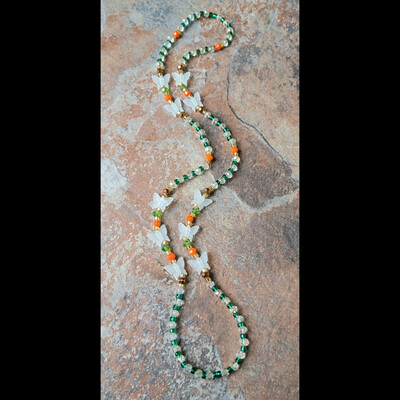 RATTLER PRIDE π§‘πππ GLOW IN THE DARK CRYSTAL HANDMADE WAIST BEADS BY Nubian Collection Artwear π¨
