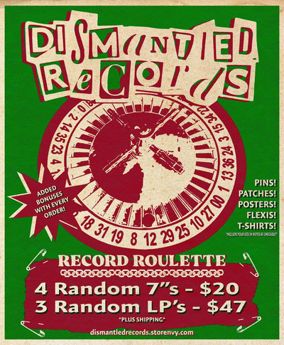 3x 12” Record roulette mystery box