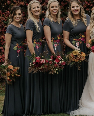 Casual Bridesmaid Dresses Floor Length