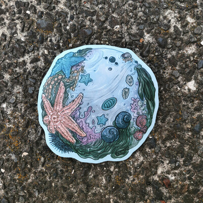 Rock Pool Orb stickers