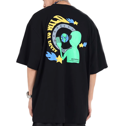 READY TO WILD ALIEN T SHIRT