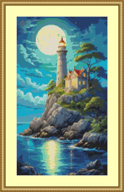 In The Moonlight Cross Stitch Pattern