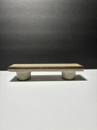 Concrete Bricked Bench