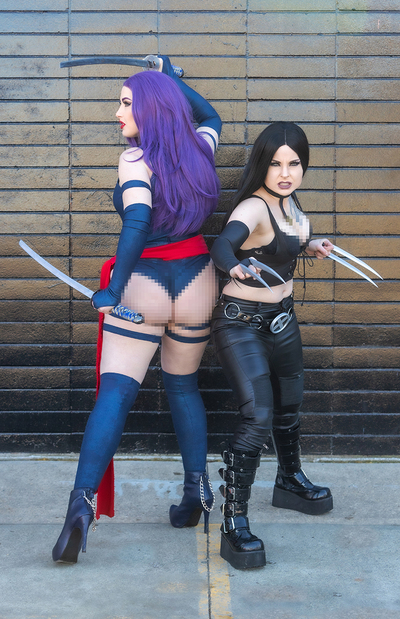 Psychic Sword Slinger & Claw Girl - Duo