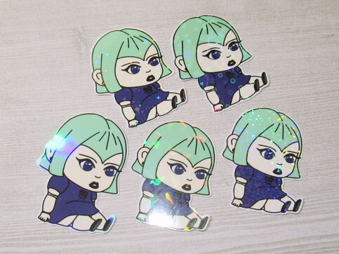 SpookyDolly Holo Stickers