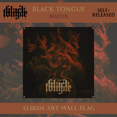 Black Tongue - Nadir Wall Flag