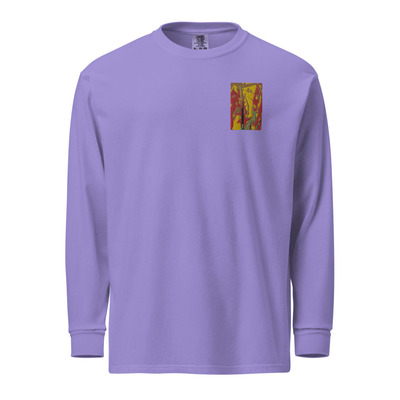 Garment-dyed heavyweight long-sleeve shirt - Color Game
