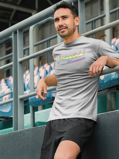 Springfield Pride, bring out the rainbow Unisex Athletic T-shirt
