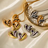 Fashion Lover Heart Jewellery SET (earrings + necklace) - Thumbnail 1