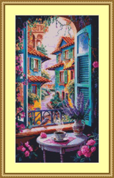Bird At The Window 1 Cross Stitch Pattern