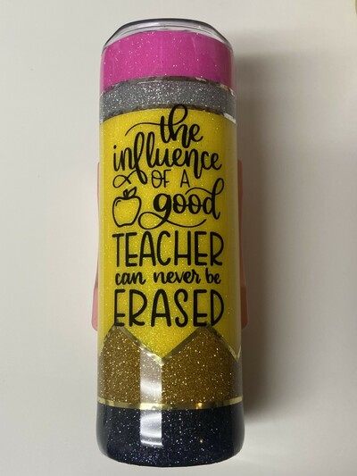 Skinny Pencil Tumbler Cup - 20oz