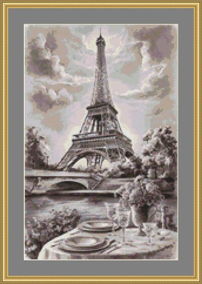 Table Set Cross Stitch Pattern