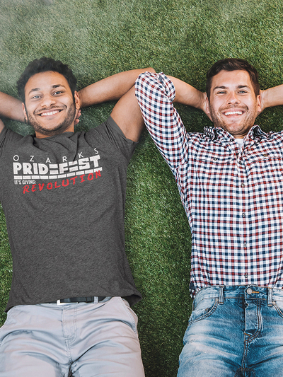 Ozark Pride 2024 Dark Heather Grey Unisex Short-Sleeve Unisex T-Shirt