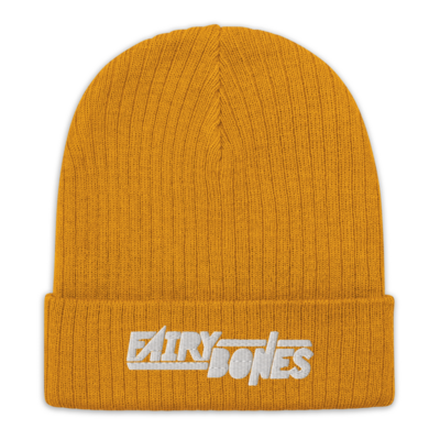 Fairy Bones Embroidered Knit Beanie