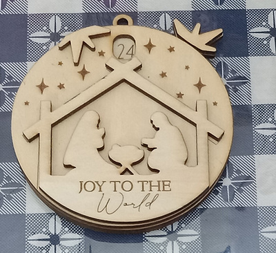 #6 Advent Ornament - Joy to the World