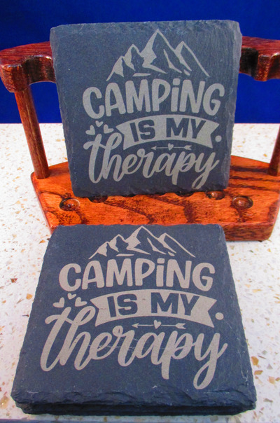 #37 Square Slate Coaster set