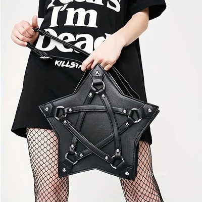 Y2K Star Shaped Novelty Shoulder Bag