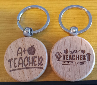 #73 A+ Teacher keyring