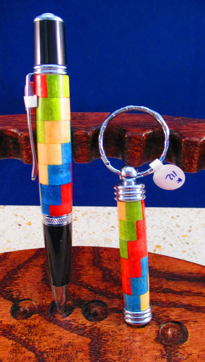 #115 Green, White, Red set