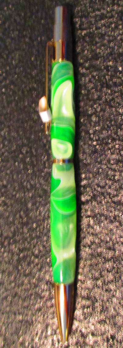 #172 Slim EDC Green Lava Lamp