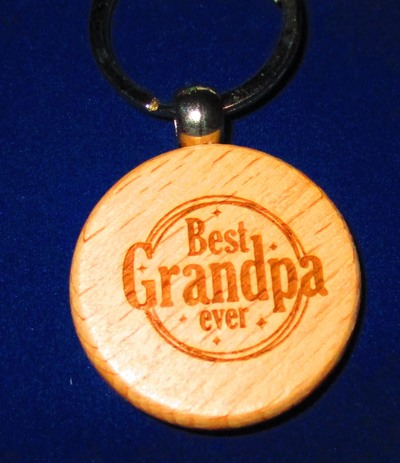#219 Best Grandpa Ever Keyring