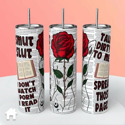Adult Book Smut Tumbler