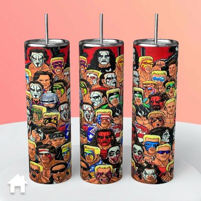 Wrestling Sting Various Makeup tumblers