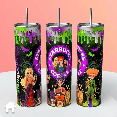 Hocus Pocus Starbucks type Tumbler