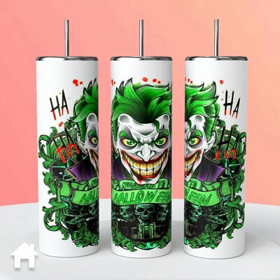 Joker "Welcome to Halloween" Tumbler