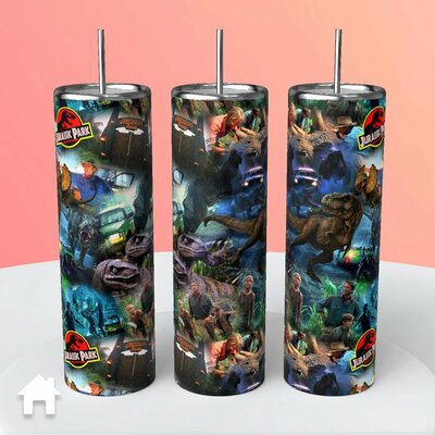 Jurassic Park Dinosaur Tumbler