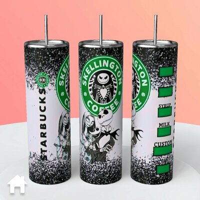 Jack Skellington Starbucks type Tumbler