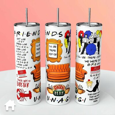 Friends Quotes Tumbler