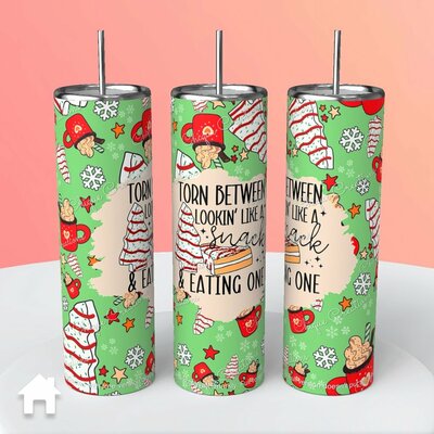 Torn Between Looking Like a Snack or Eating One Christmas Tree Tumbler