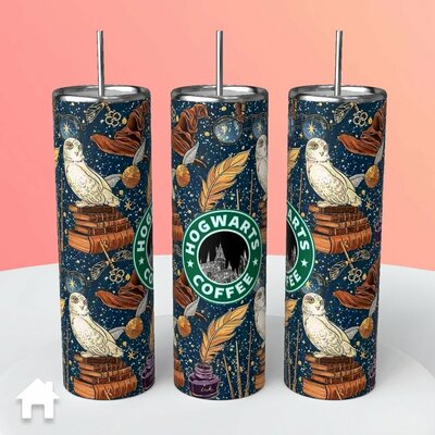 Harry Potter Hogwart's Coffee Owl Tumbler
