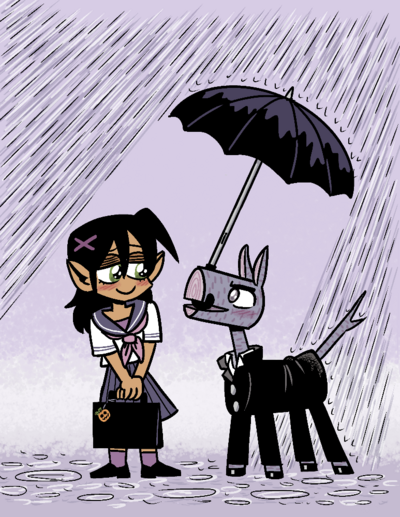 Logan Flirting Print