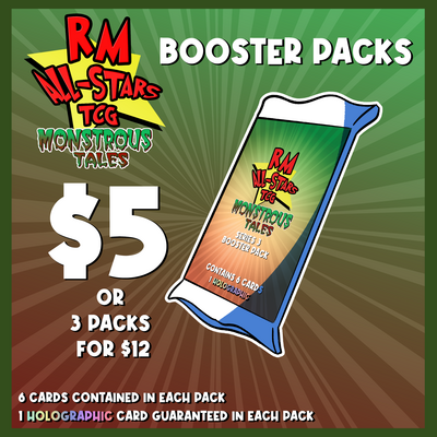 Booster Packs - Series 3 - Monstrous Tales - RM All-stars TCG