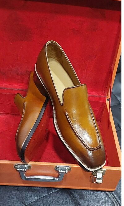 Men's Genuine White Leather Ankle High Long Brogue Wingtip Boots: White Leather Spectator Elegance