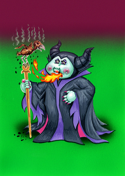 Mal EFFIE Cent / Mean ANGELINA Final Art - Slop Culture Kids Series 2 2024