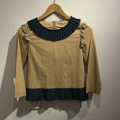 Sue undercover pleats collared top - Thumbnail 3