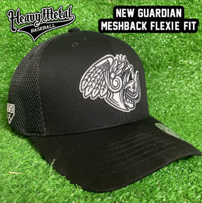Chief Guardian Black Flexie-Fit Meshback