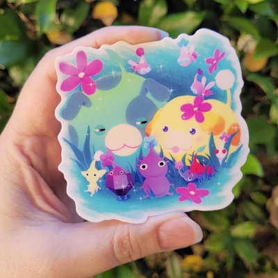 3 x 3 inch little guys sticker - Thumbnail 2