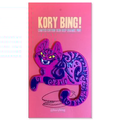 Cheshire Cat: Skin Deep Pin