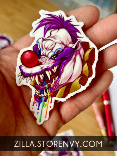 Jojo Klownzilla 3" sticker