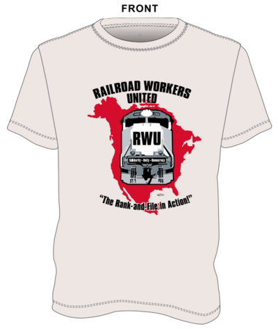 RWU T-shirt TAN - Logo on front