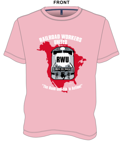 RWU T-shirt PINK - Logo on front