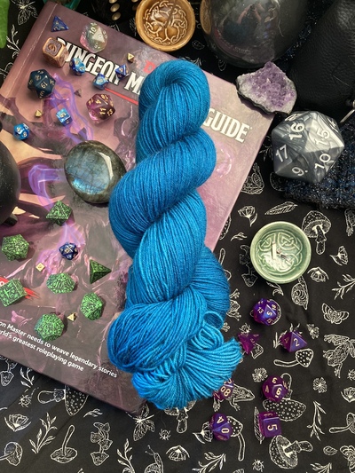 Monster Manual Hand Dyed Fingering Weight Sock Yarn