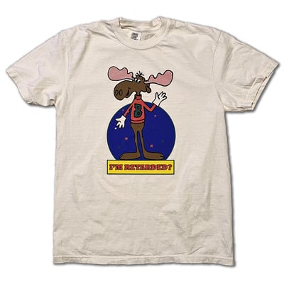 I'M RETARDED? - Ivory Cotton T Shirt